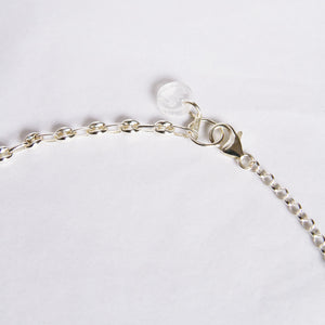 DUO choker necklace silver - AYR TAN
