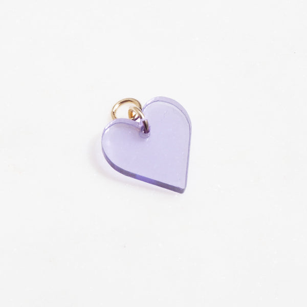 HEART pendant lilac - AYR TAN