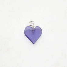 Load image into Gallery viewer, HEART charm lilac silver/gold - AYR TAN