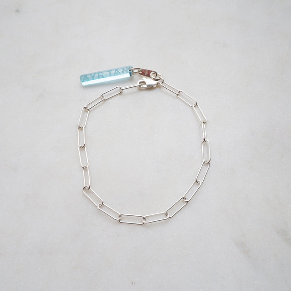 Fira link chain bracelet silver - AYR TAN