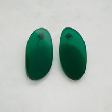 Carica l&#39;immagine nel visualizzatore di Gallery, ALAS acid yellow oval statement earrings studs - AYR TAN
