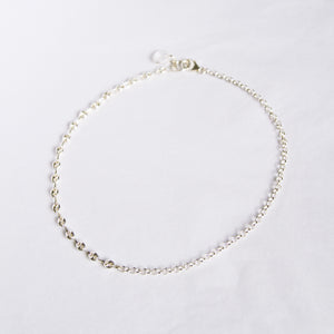 DUO choker necklace silver - AYR TAN