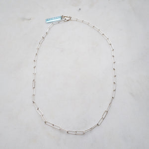 Fira link chain necklace silver - AYR TAN