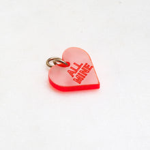 Cargar imagen en el visor de la galería, HEART &quot;BIG LOVE&quot; pendant pomegranate red - AYR TAN
