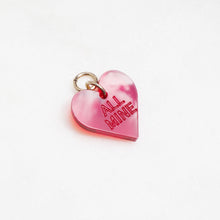 Load image into Gallery viewer, HEART &quot;ALL MINE&quot; pendant pomegranate red - AYR TAN
