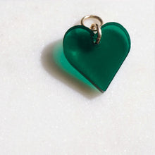 Load image into Gallery viewer, HEART pendant pine green - AYR TAN

