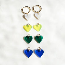 Charger l&#39;image dans la galerie, MIX &amp; Match HEART hoops large in 9 colours - AYR TAN
