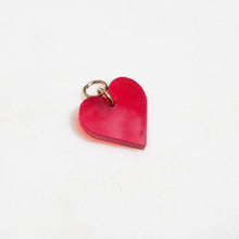 Load image into Gallery viewer, HEART pendant pomegranate red - AYR TAN
