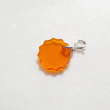 Load image into Gallery viewer, STAR ORBIT charm tangerine silver/gold - AYR TAN
