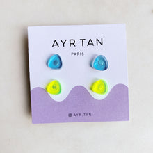 Load image into Gallery viewer, PEBBLE mix &amp; match earring set - choose your colours - AYR TAN
