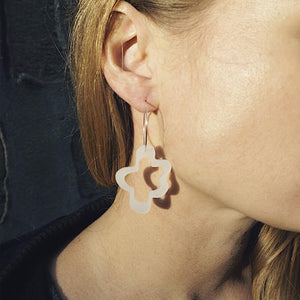 CORELLA hoop statement earrings - AYR TAN