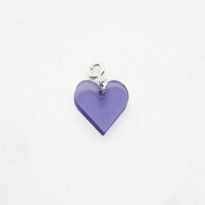 HEART charm lilac silver/gold - AYR TAN