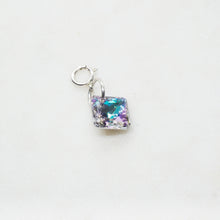 Load image into Gallery viewer, METEOROID charm purple-blue in silver/gold - AYR TAN
